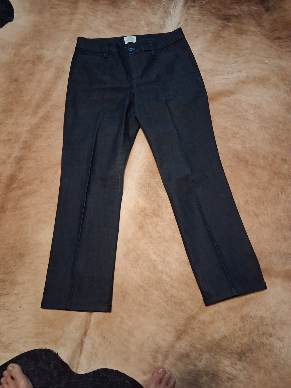 St. John's Bay Black Straight Leg Women's Pants